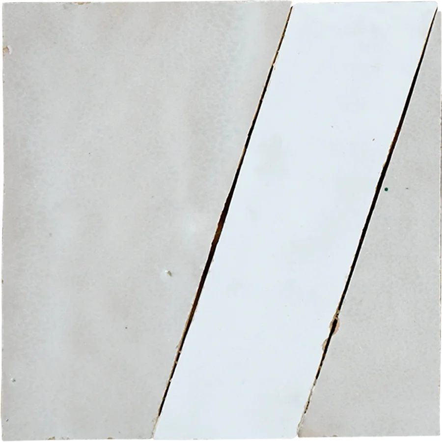 sample TASMIM MOSAIC BLANC + CREAM