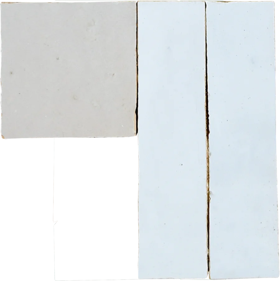 sample DAMA MOSAIC BLANC + CREAM