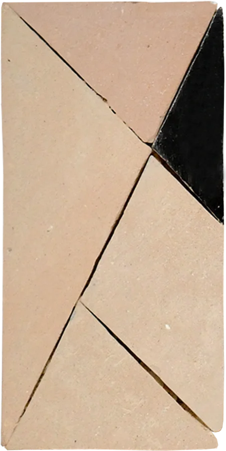 sample PYRAMIDION MOSAIC FEZ TERRA COTTA + TITANIUM
