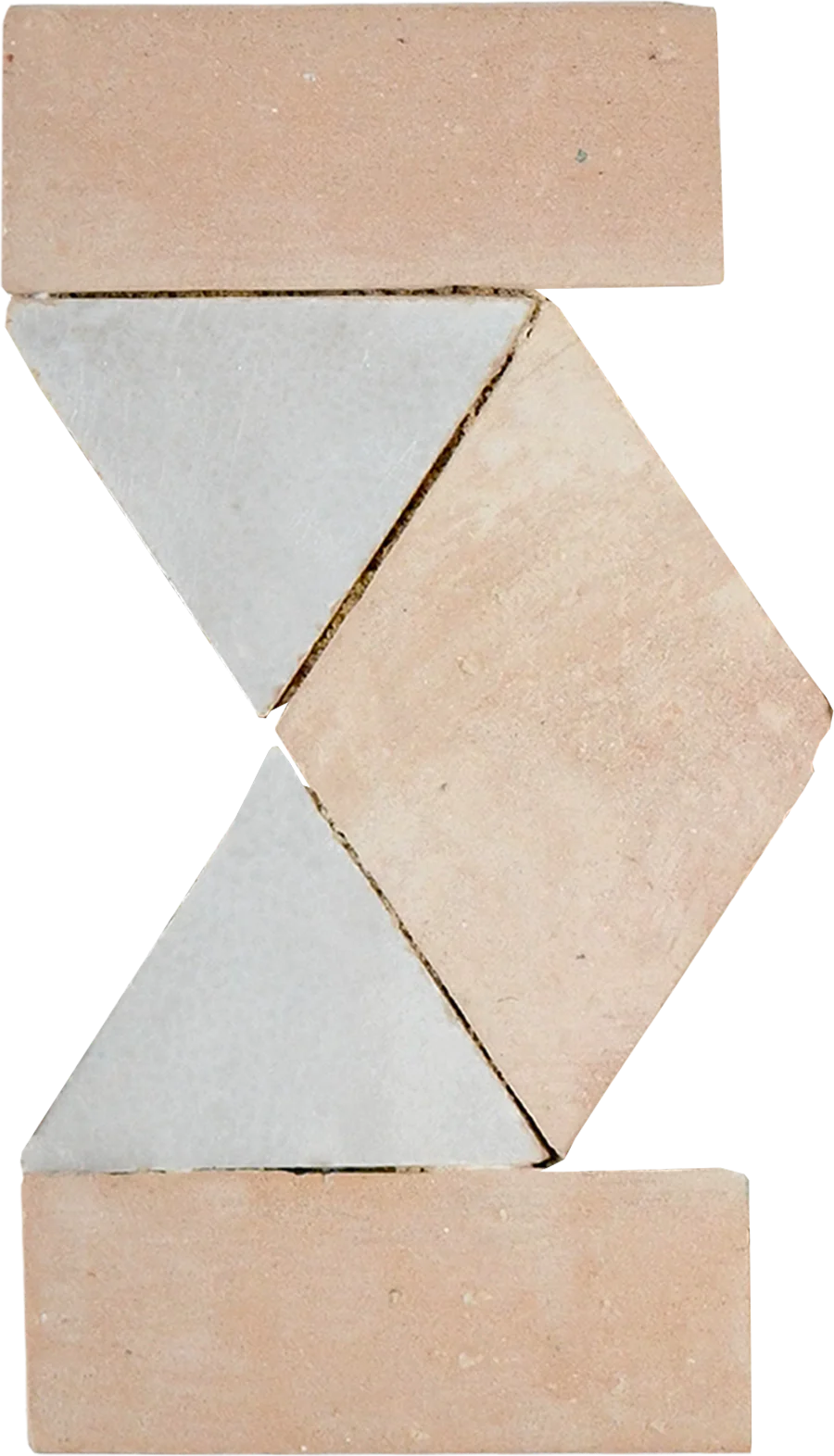 sample DIAMAS BORDER CREAM +FEZ TERRA COTTA