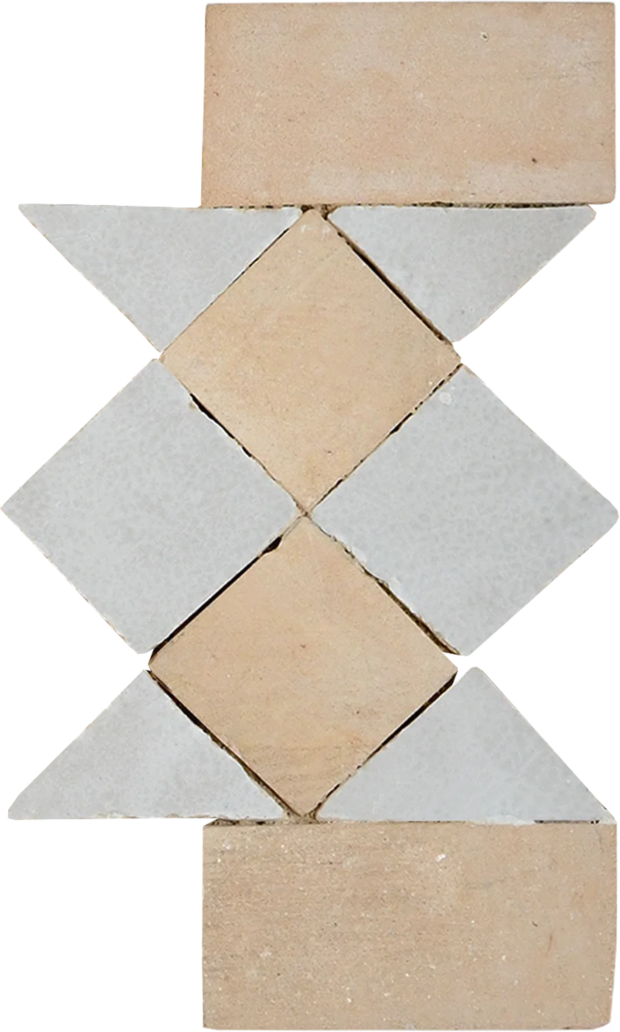 sample DRIHEM BORDER CREAM + FEZ TERRA COTTA