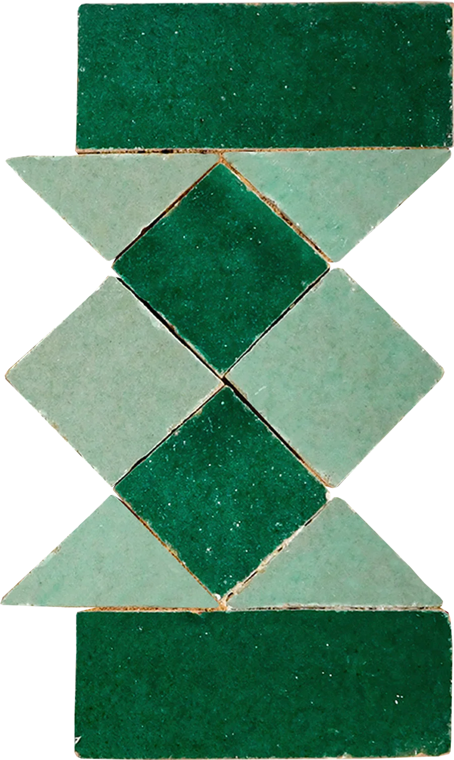 sample DRIHEM BORDER ATLAS SAGE + FOREST GREEN