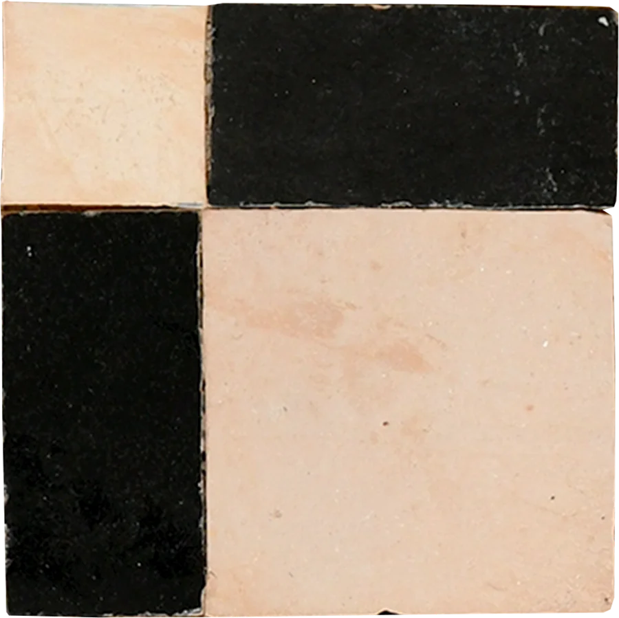sample BISHOP MOSAIC FEZ TERRACOTTA + TITANIUM