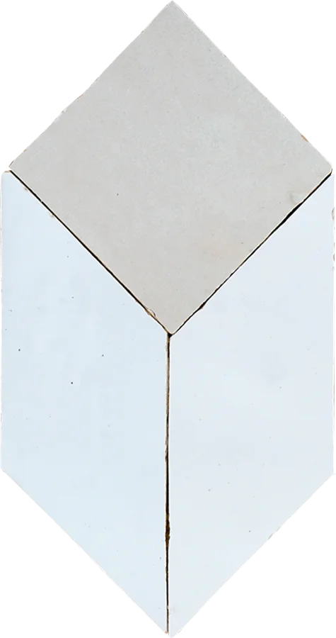 sample ILLUSION MOSAIC BLANC + CREAM