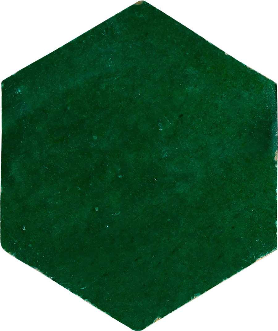 sample CORA MOSAIC FOREST GREEN
