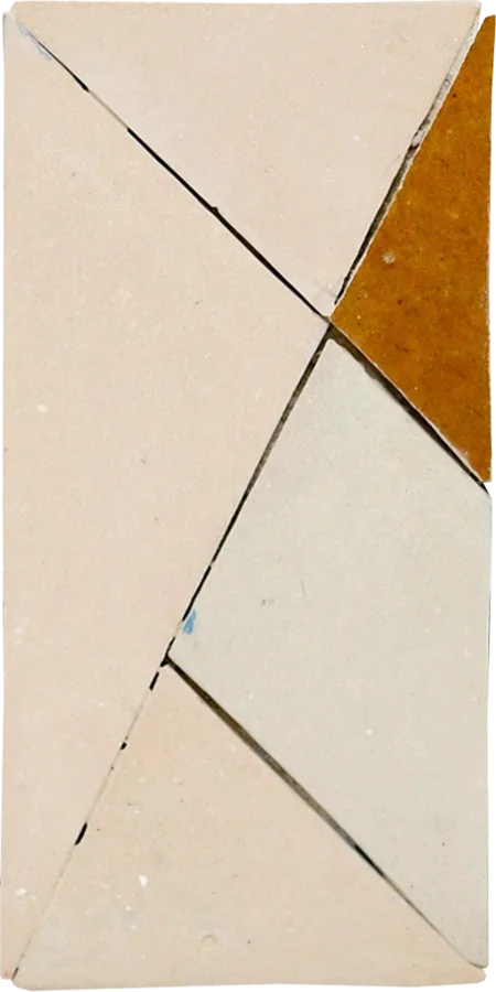 sample PYRAMIDION MOSAIC FEZ TERRA COTTA + HONEYCOMB