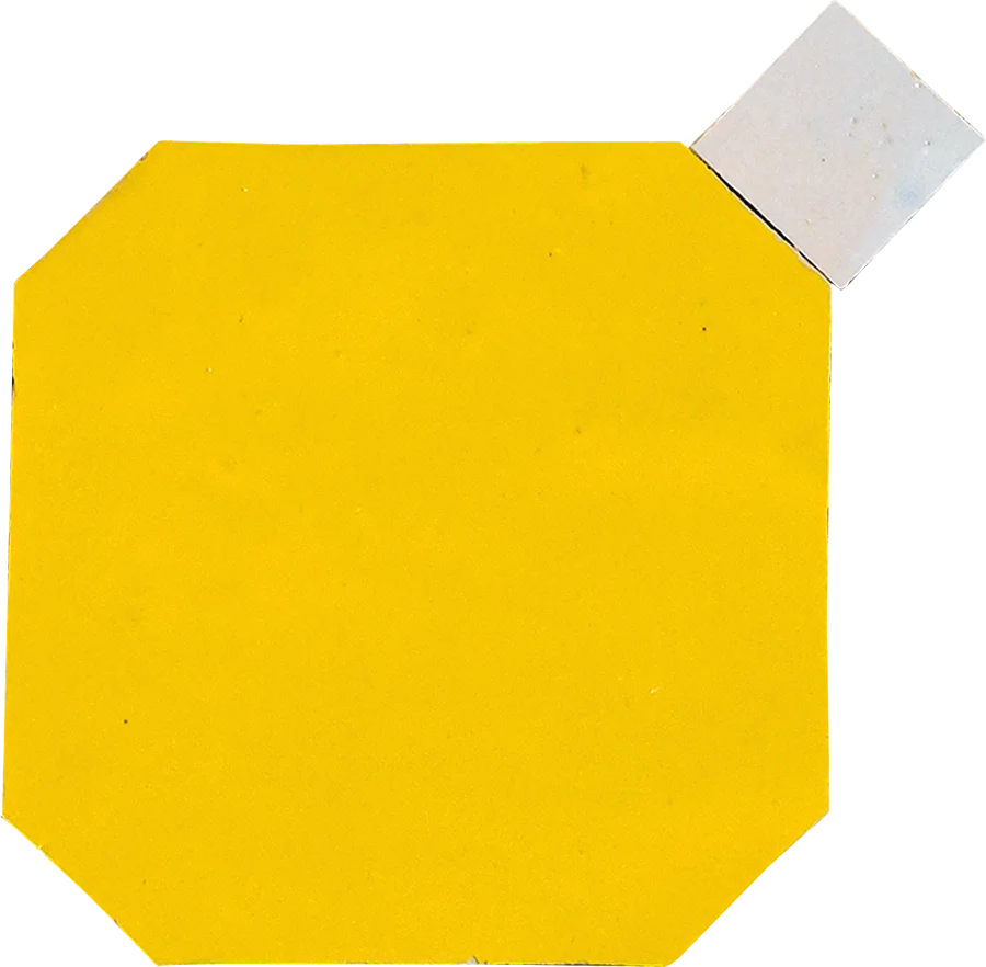 sample CHÂTEAU MOSAIC CREAM + SUNFLOWER