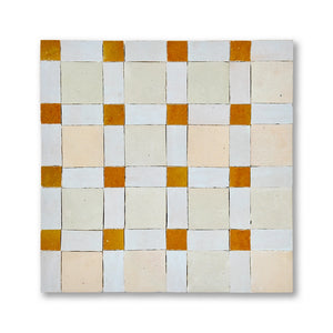 BISHOP MOSAIC CREAM + FEZTERRACOTTA + HONEYCOMB