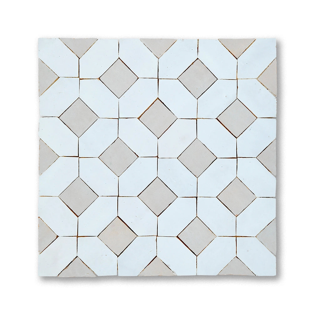 CHEBKA MOSAIC BLANC + CREAM