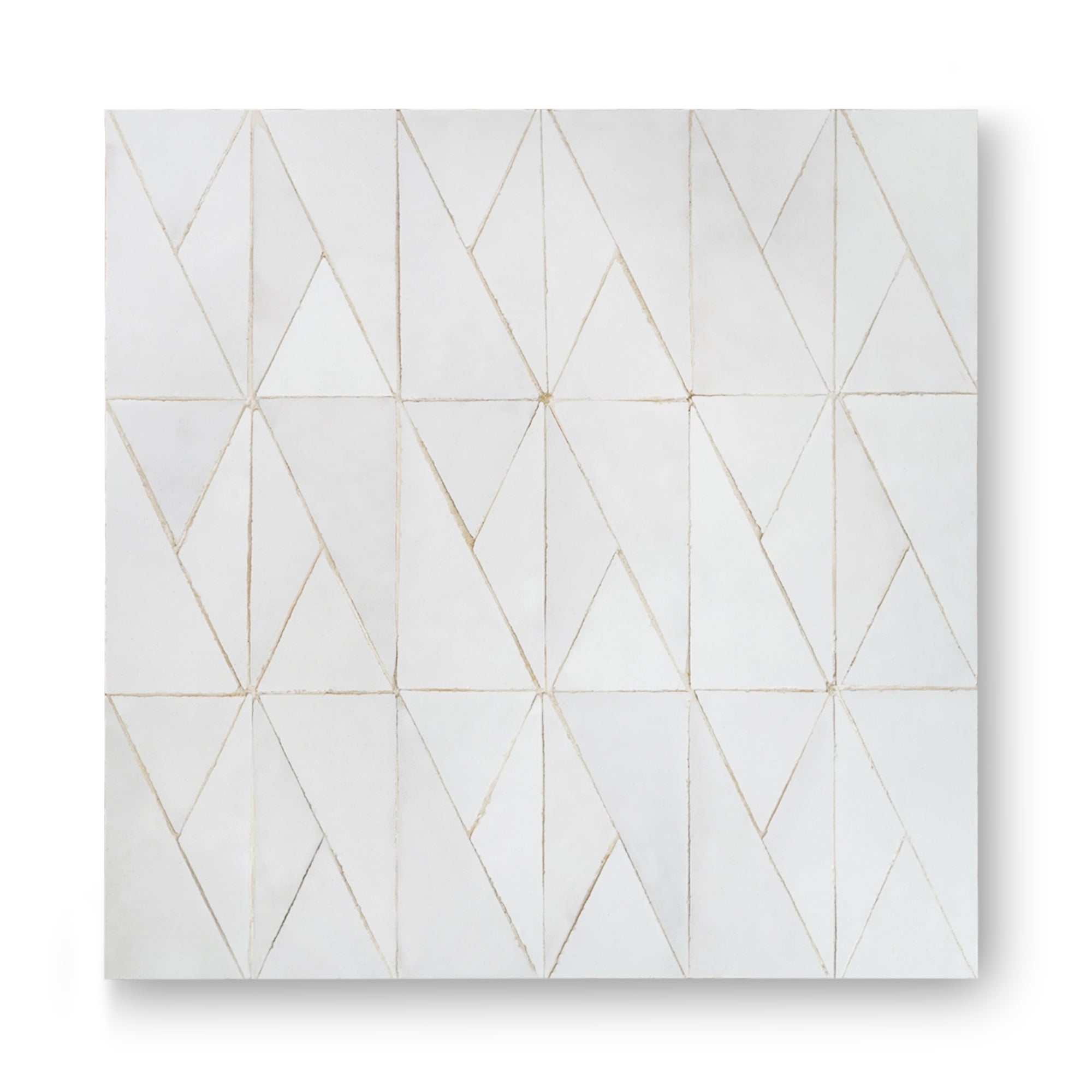 CHEVRON MOSAIC BLANC