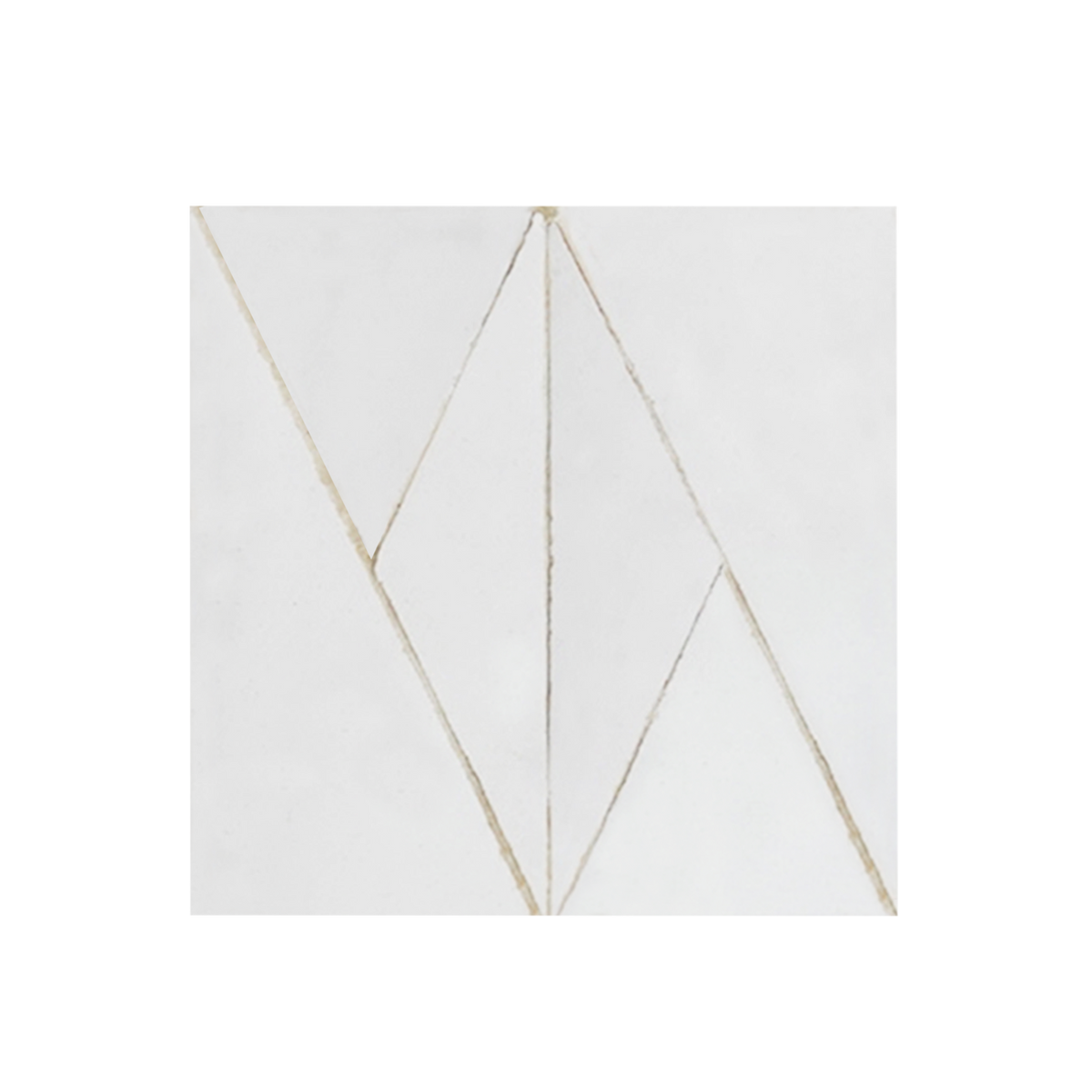sample CHEVRON MOSAIC BLANC