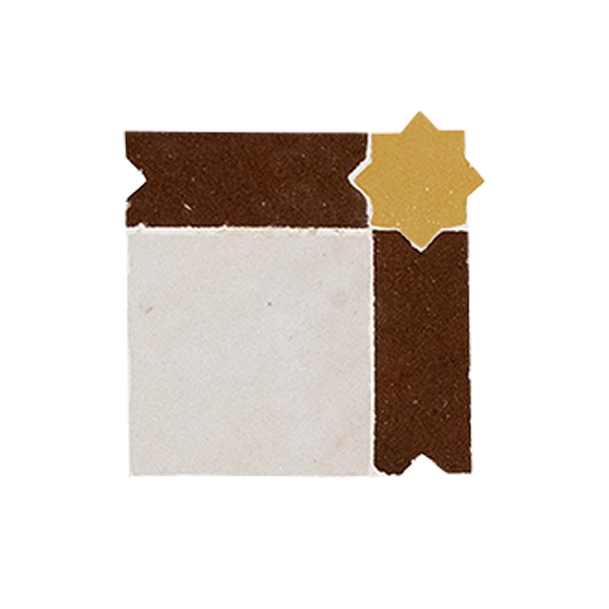 sample ELIO MOSAIC CARAMEL + SUNFLOWER + CREAM