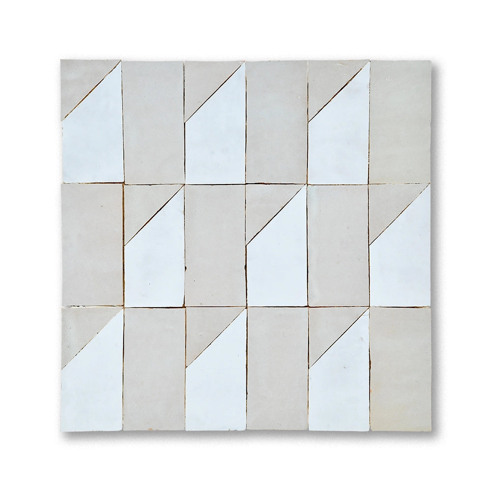 GIO PONTI MOSAIC BLANC + CREAM