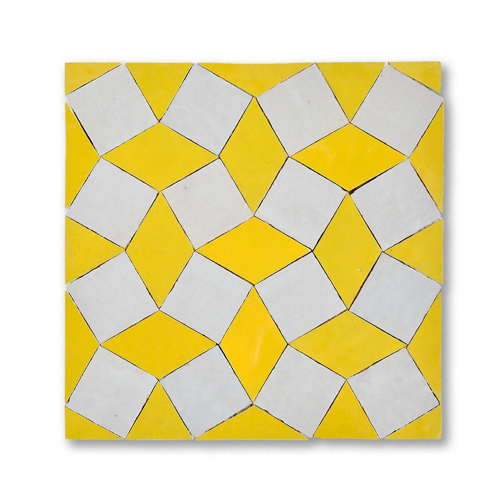 PINWHEEL MOSAIC CREAM + SUNFLOWER