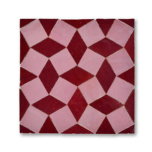 PINWHEEL MOSAIC LOS FELIZ + MAROON