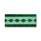 COLLIER BORDER ATLAS SAGE + FOREST GREEN