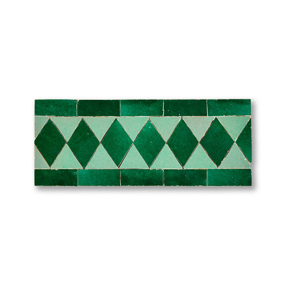 DIAMAS BORDER ATLAS SAGE + FOREST GREEN