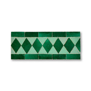 DIAMAS BORDER ATLAS SAGE + FOREST GREEN