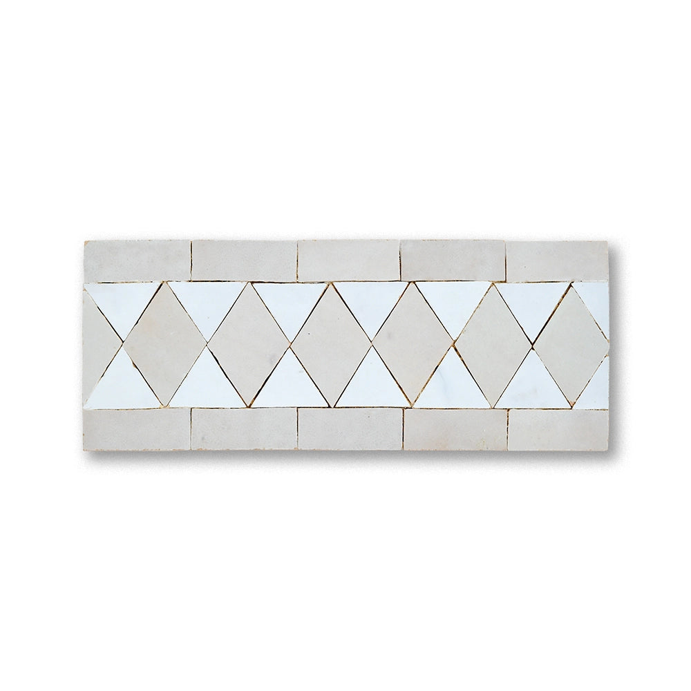DIAMAS BORDER BLANC + CREAM