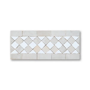 DRIHEM BORDER BLANC + CREAM