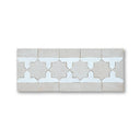 KHATEM BORDER BLANC + CREAM
