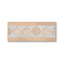 KHATEM BORDER CREAM + FEZ TERRA COTTA