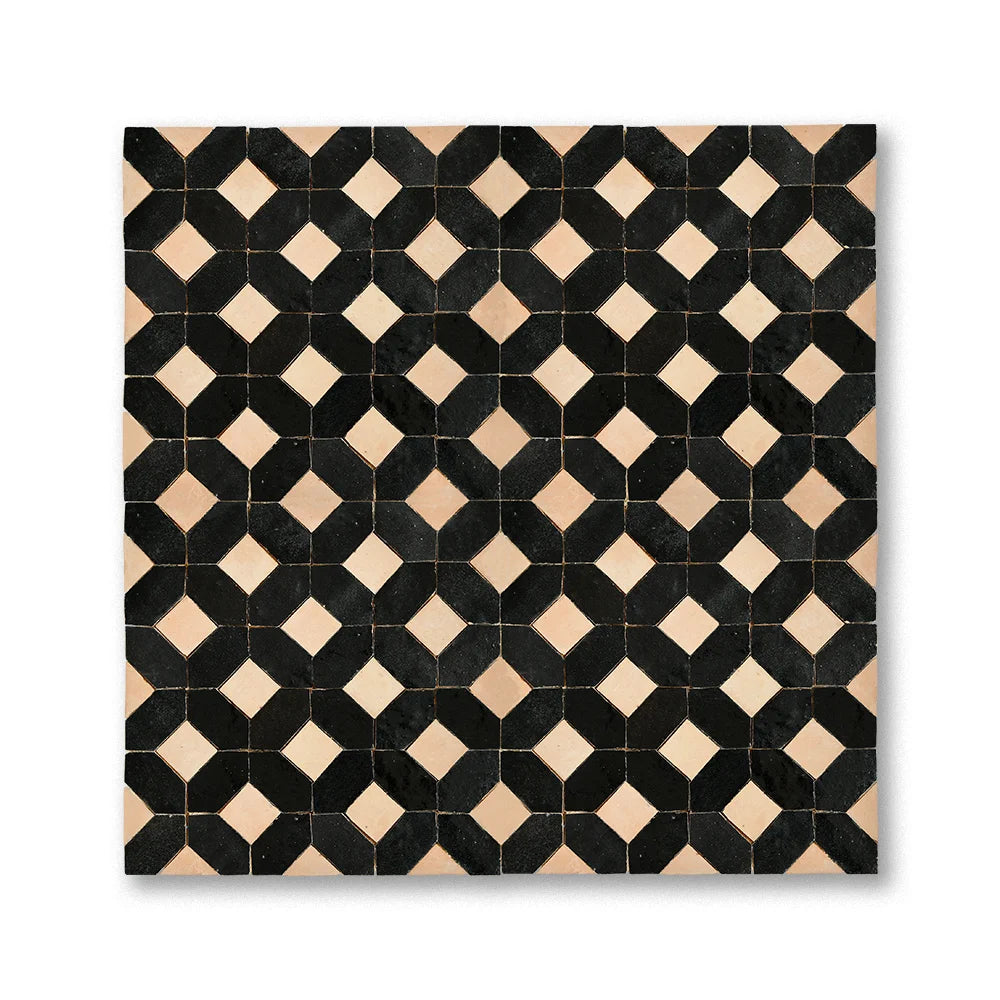 CHEBKA MOSAIC FEZ TERRA COTTA + TITANIUM