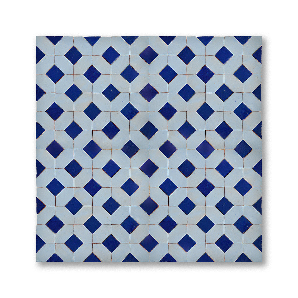 zellige mosaic Chebka London sky Deepsea