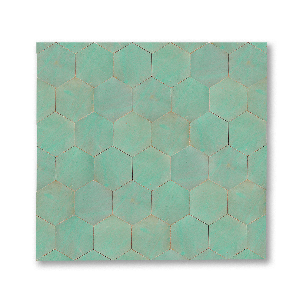 Cora curved pattern zellige tile