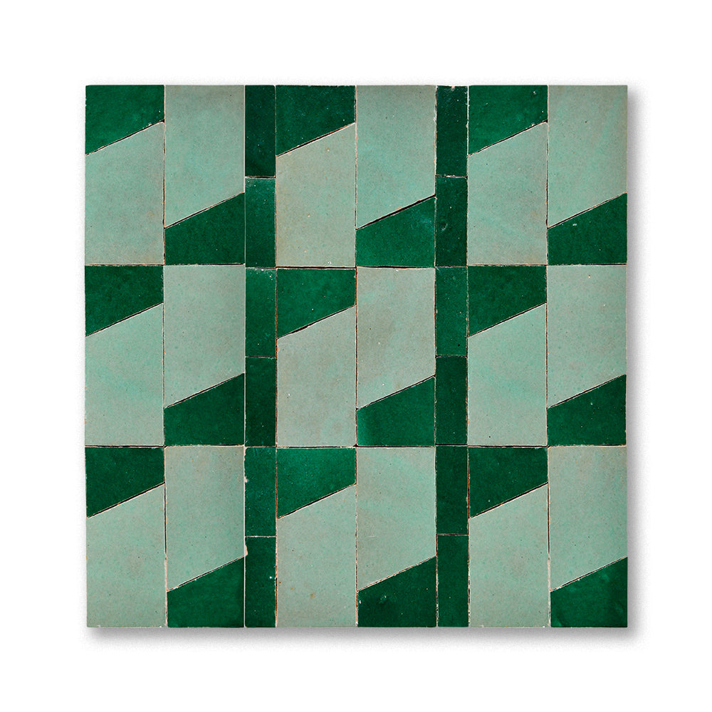 Cravat pattern zellige tile