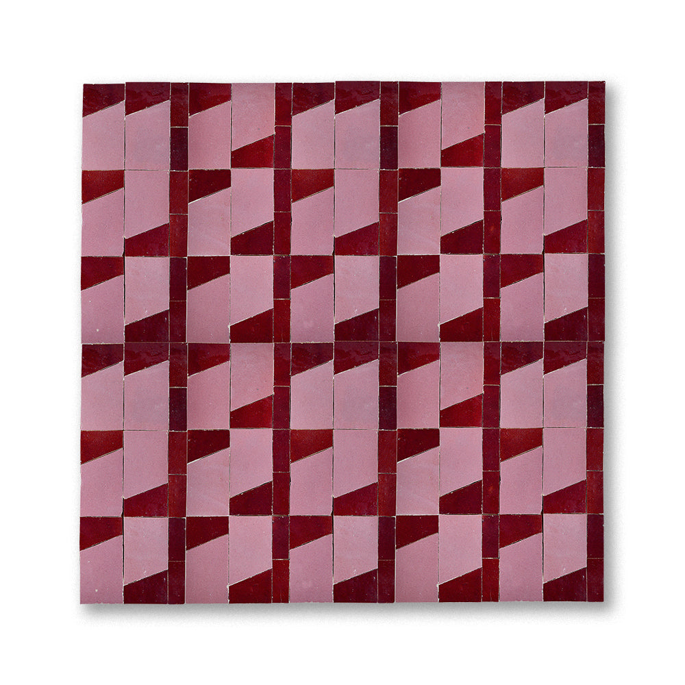 Cravat pattern zellige tile