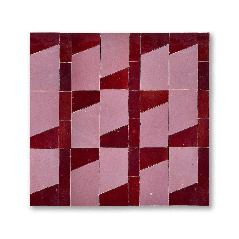 Cravat pattern zellige tile