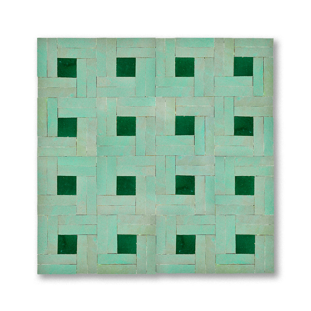 Dama checkerboard zellige tile