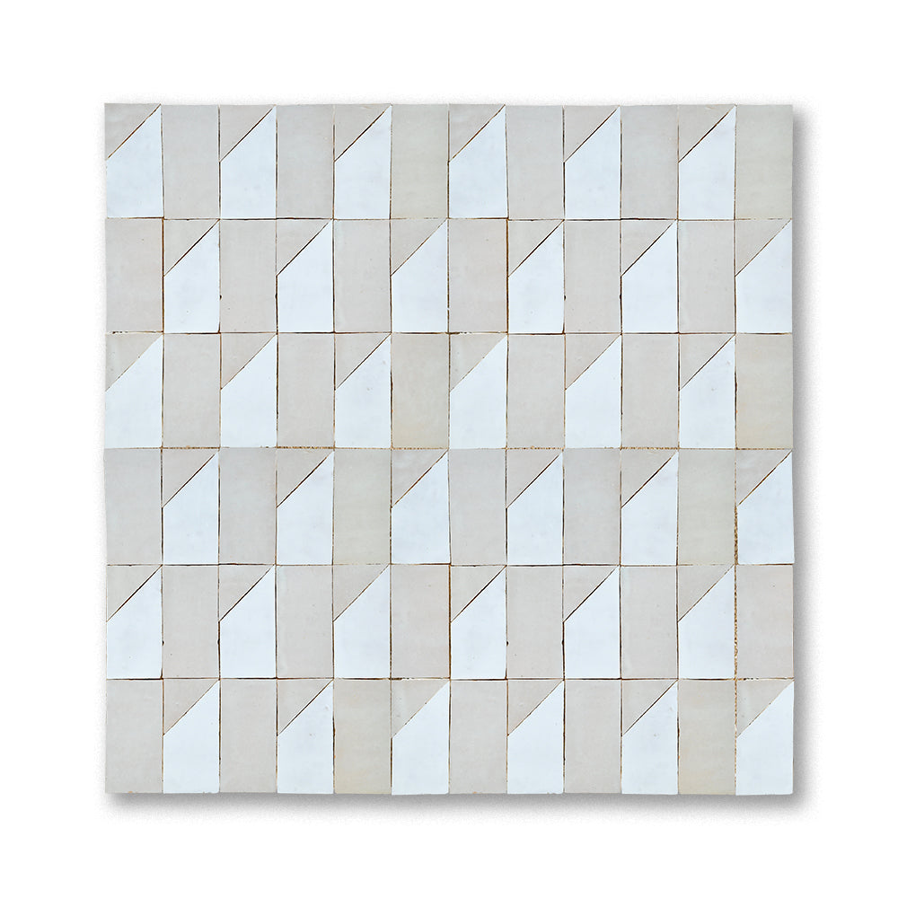 zellige mosaic Gio ponti Blanc Cream