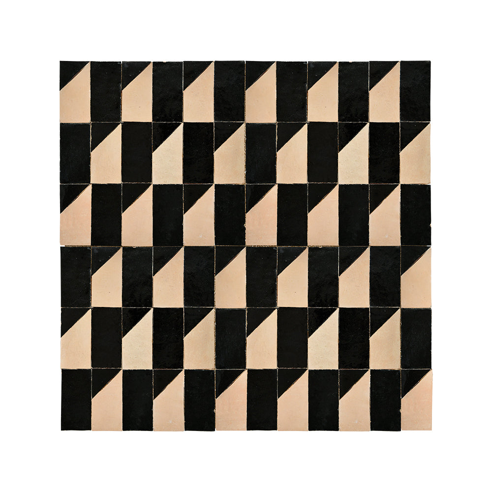 zellige mosaic Gio ponti Fez terra cotta Gun powder