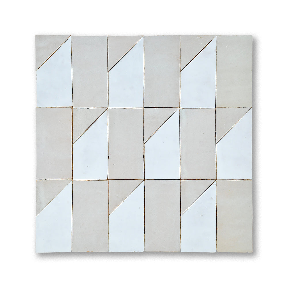 zellige mosaic Gioponti Blanc Cream
