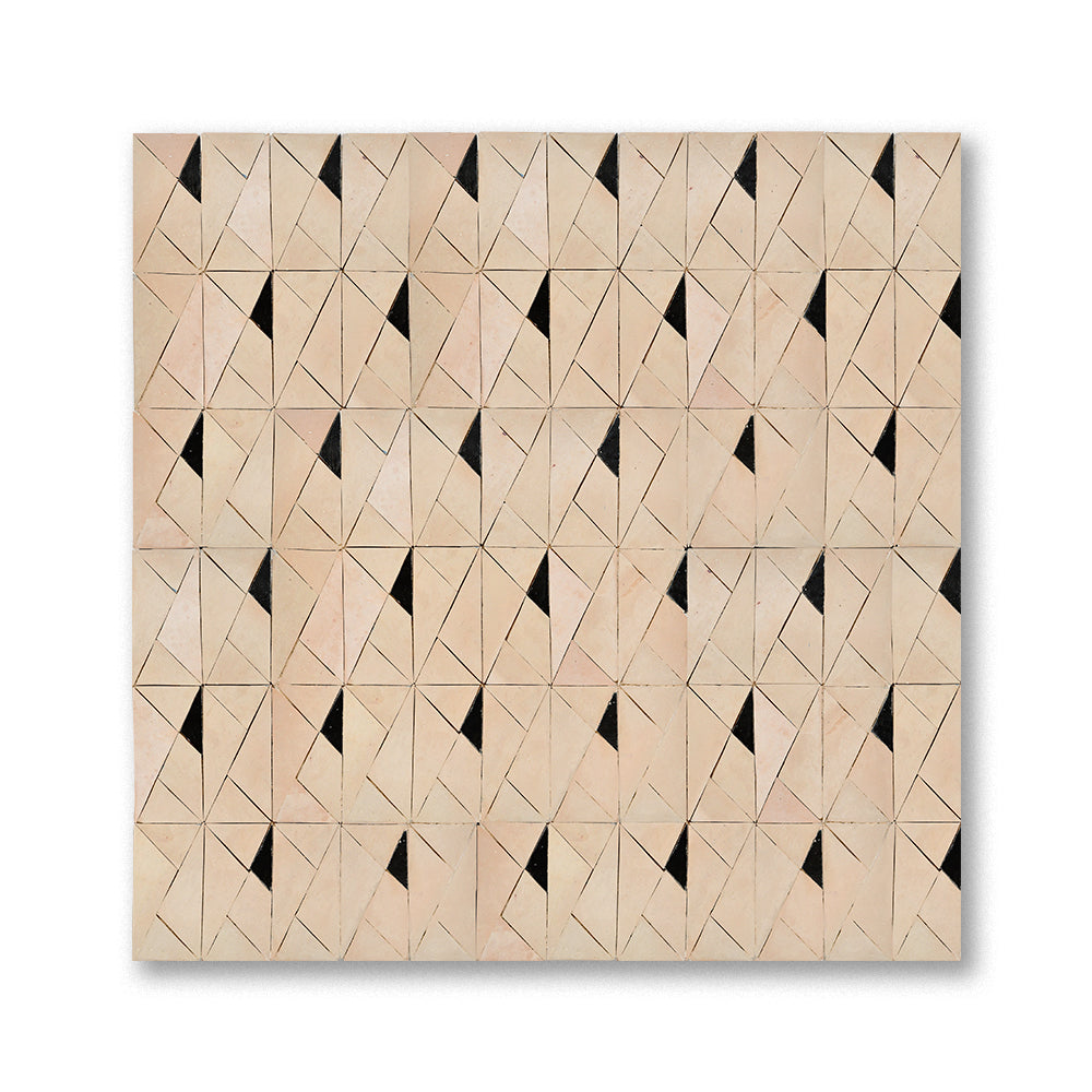zellige mosaic Pyramidion Fez terra cotta Gun powder