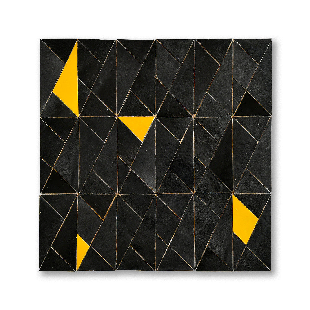zellige mosaic Pyramidion Gun powder Sunflower