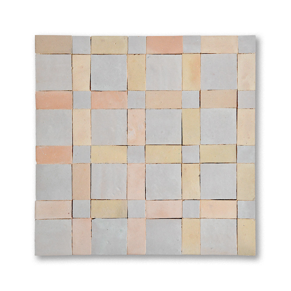 zellige mosaic bishop Cream Fezterracotta
