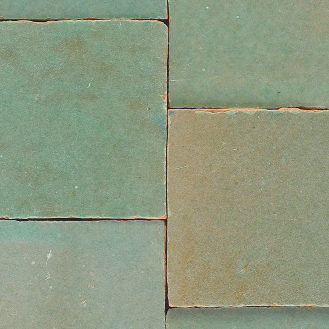 zellige tile 2x2 Atlas sage
