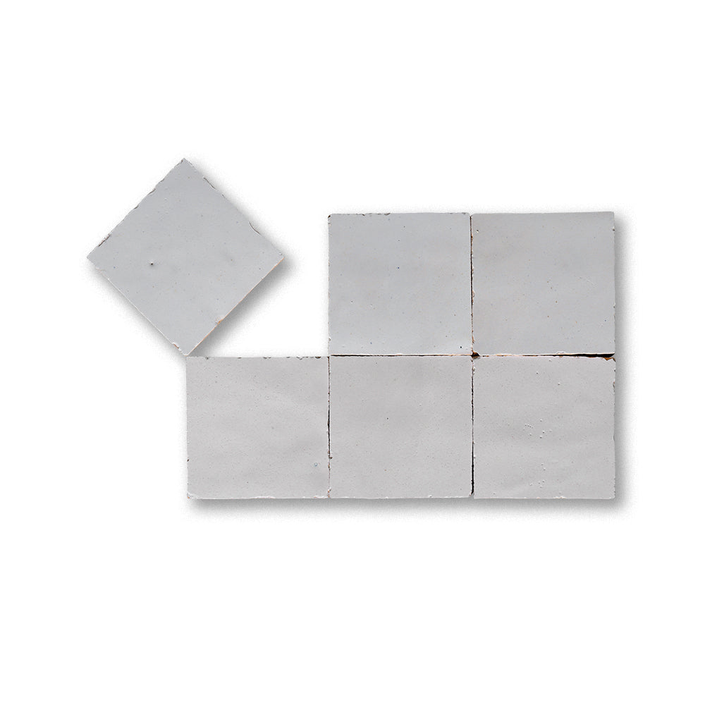 Cream 2×2 inch Zellige tile