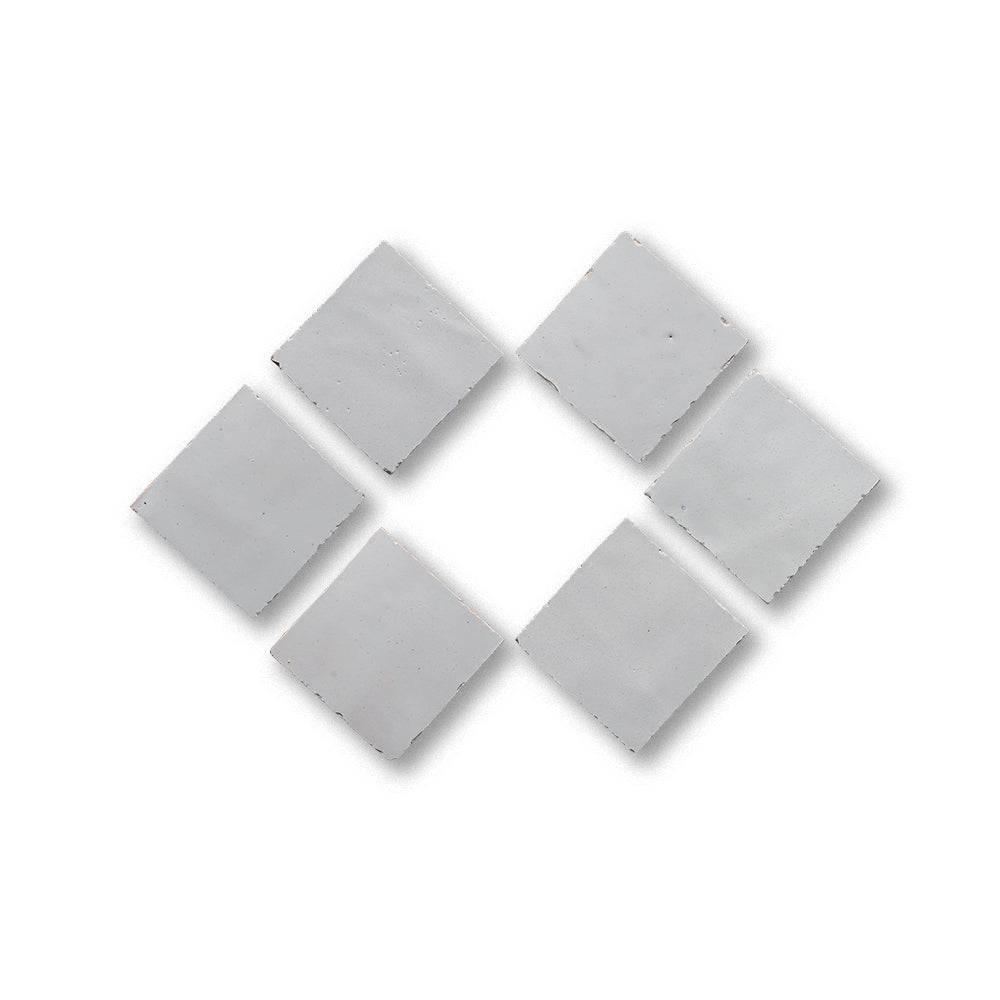 Cream 2×2 inch Zellige tile