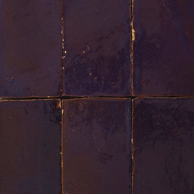 zellige tile 2x6 purple rain