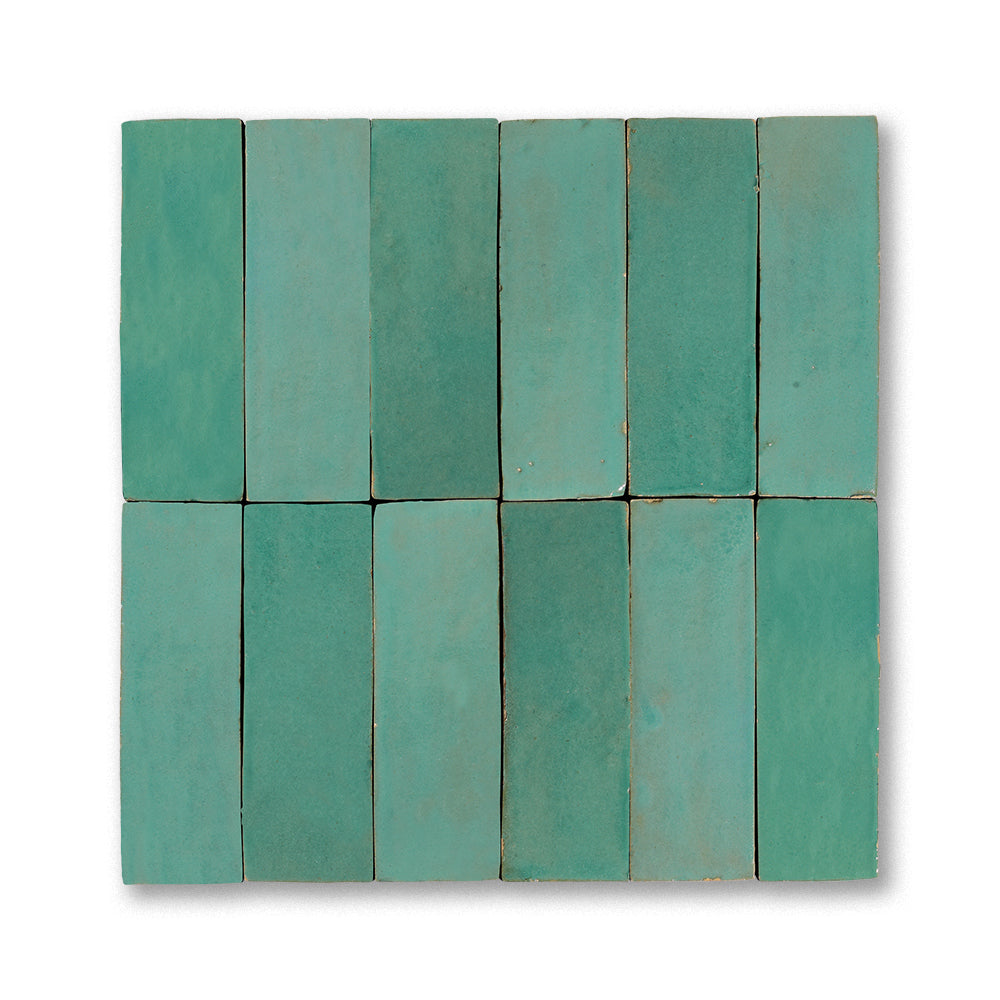 zellige tile 2x6 zanzibar