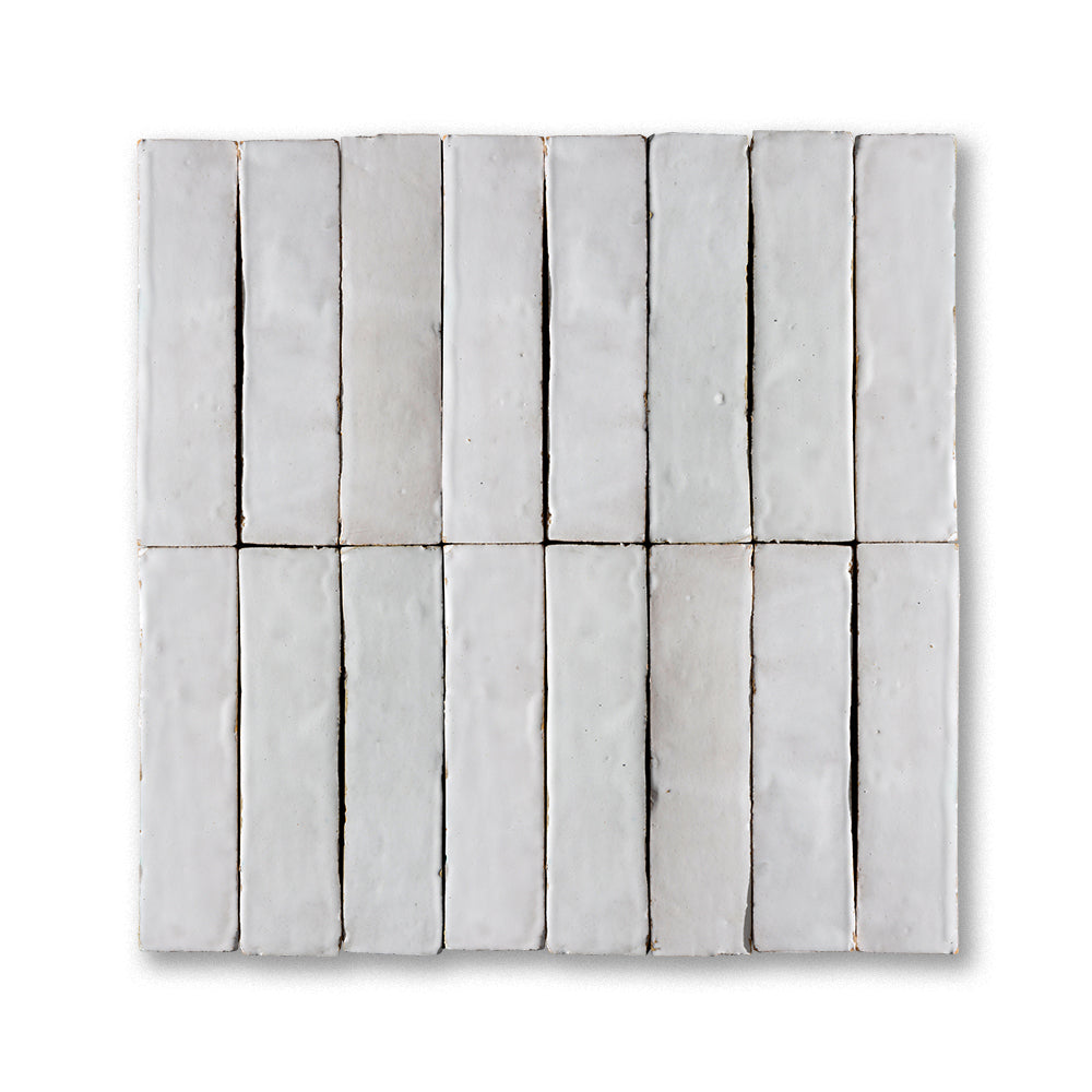 zellige tile 2x8 blanc