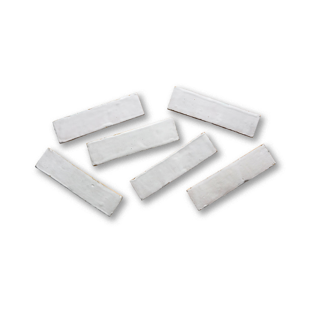 zellige tile 2x8 blanc