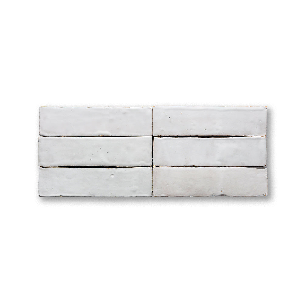 zellige tile 2x8 blanc