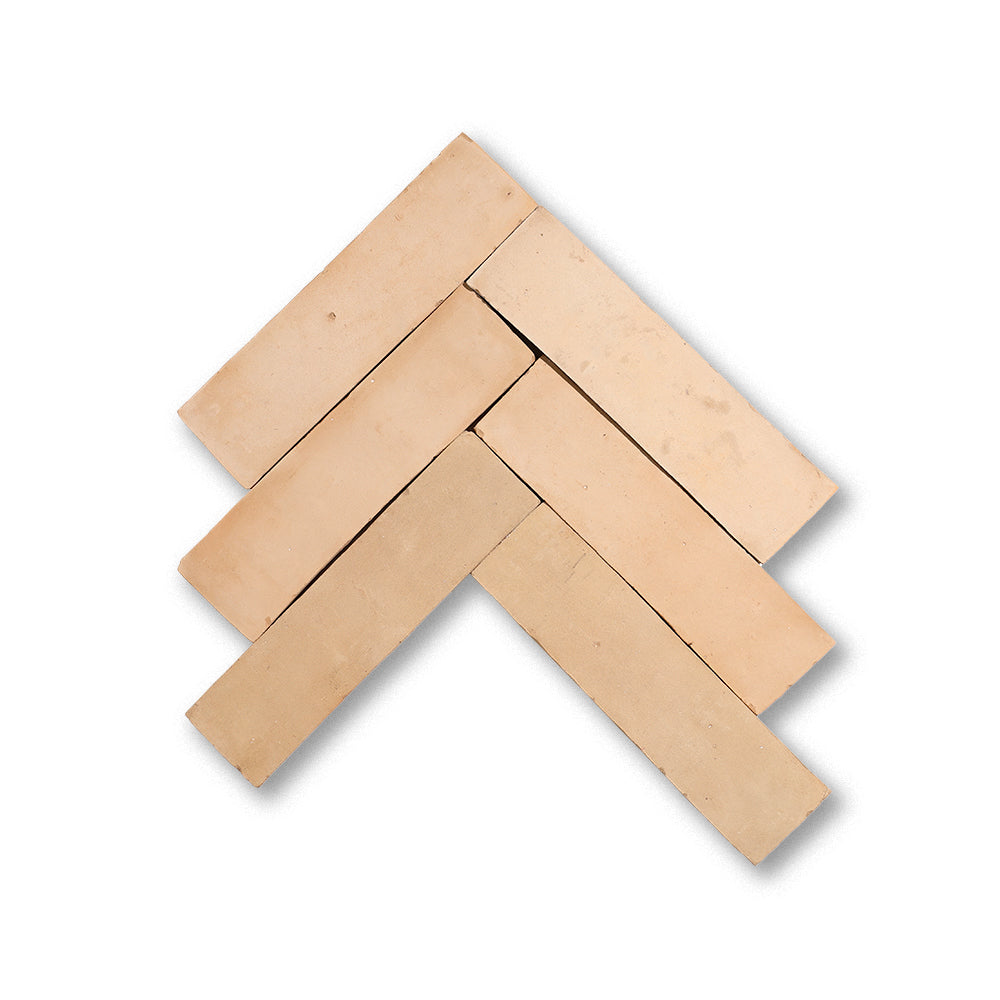 Terracotta 2x8 handmade zellige tiles