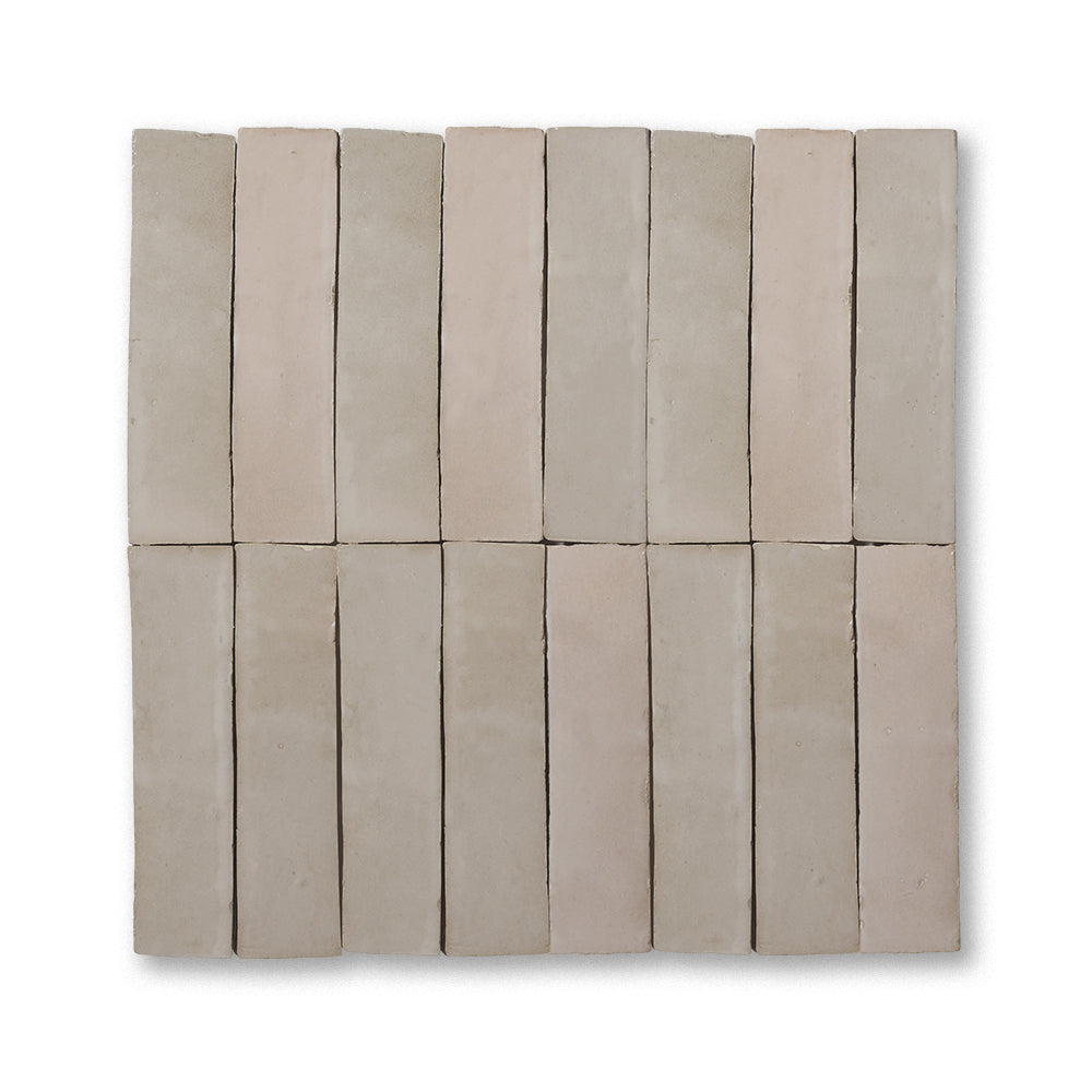 zellige tile 2x8 khaki
