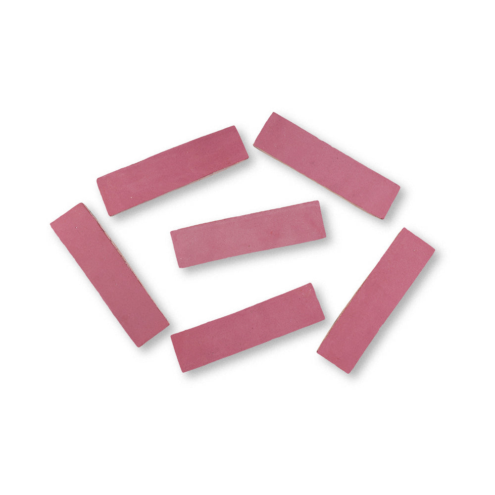 zellige tile 2x8 perfect pink